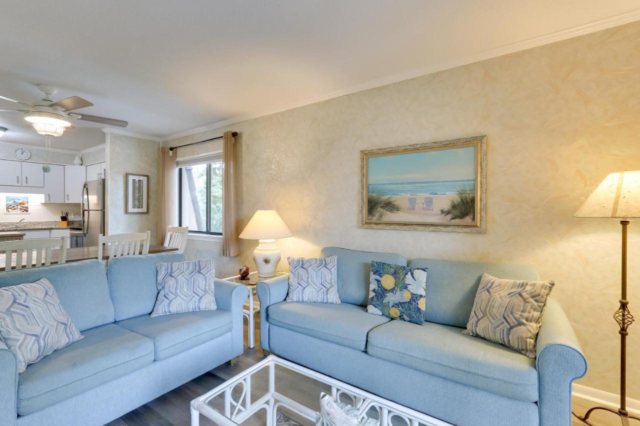 Hilton Head Condo With Balcony And Pool, Walk To Beach Hilton Head Island Ngoại thất bức ảnh